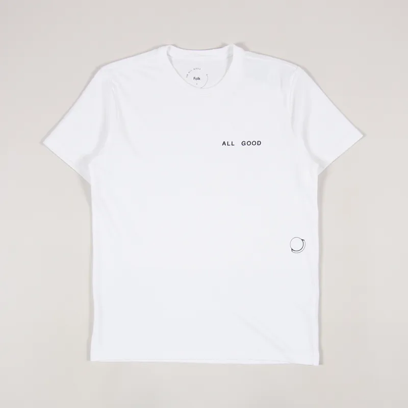 Folk Logo T Shirt White