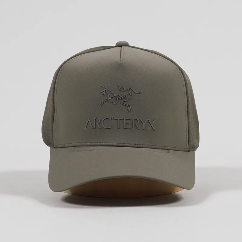 Arcteryx Mens Logo Trucker Hat Alchemy Green Cap