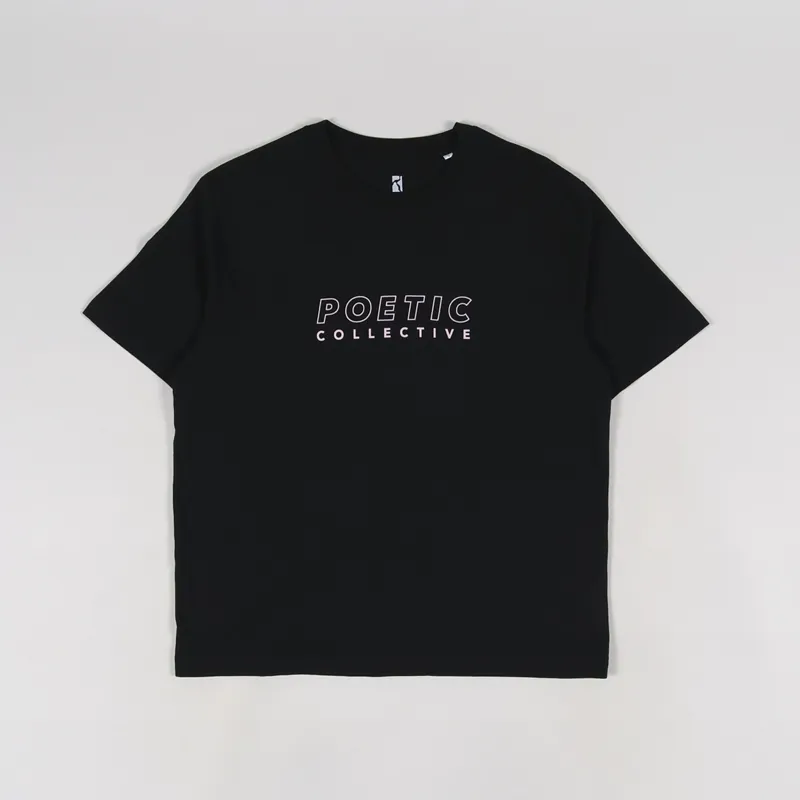 Poetic Collective Loose Fit T Shirt Black