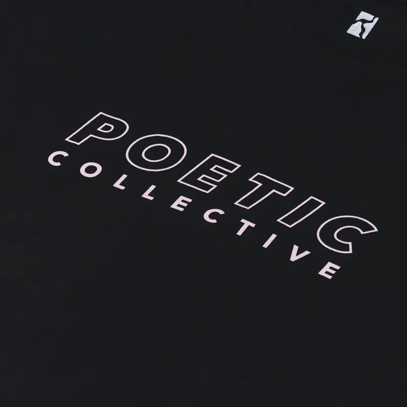 Poetic Collective Loose Fit T Shirt Black-1