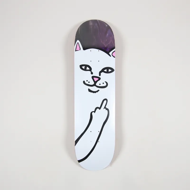 Ripndip Skateobarding Lord Nermal Deck Purple Black 8 Inch 