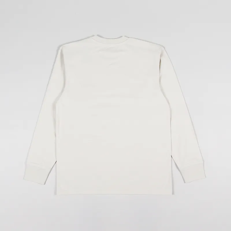 Carhartt WIP Long Sleeve American Script T Shirt Natural-1