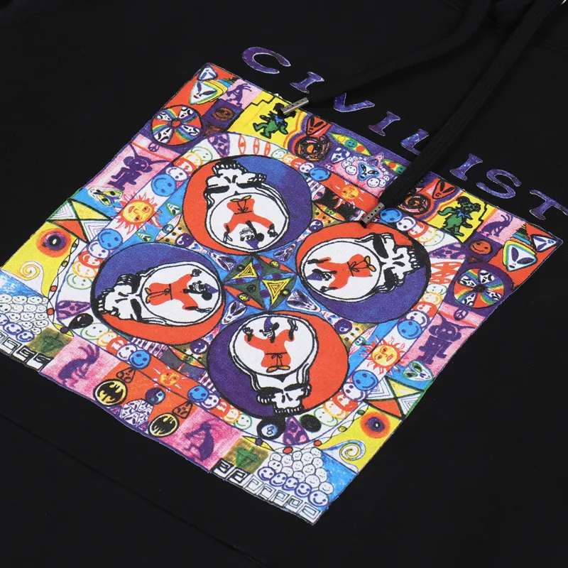 Civilist LSD World Peace Hoodie Black-4