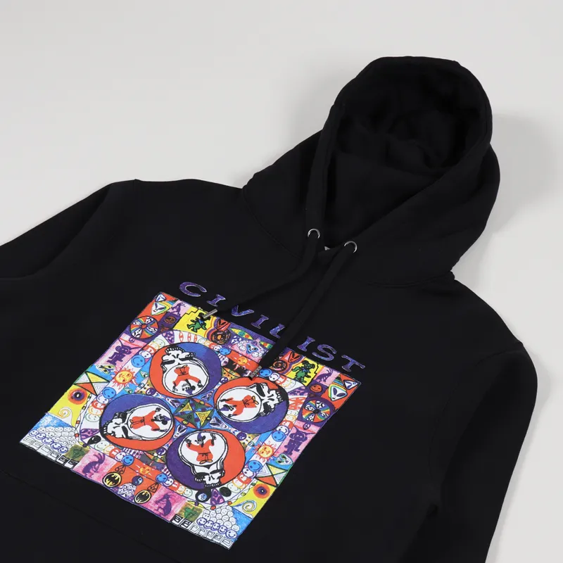 Civilist LSD World Peace Hoodie Black-2