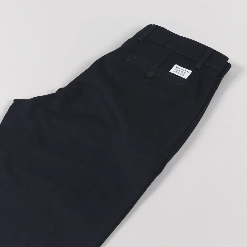Norse Projects Lukas Heavy Trousers Dark Navy-4