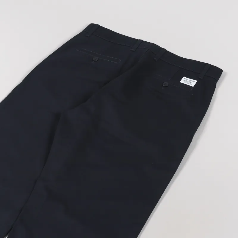 Norse Projects Lukas Heavy Trousers Dark Navy-7
