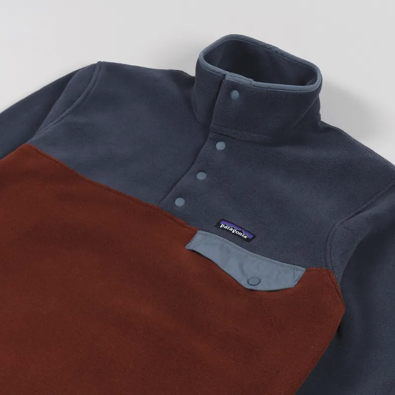 Patagonia Lightweight Synchilla Snap-T Fleece Pullover Fox Red-2