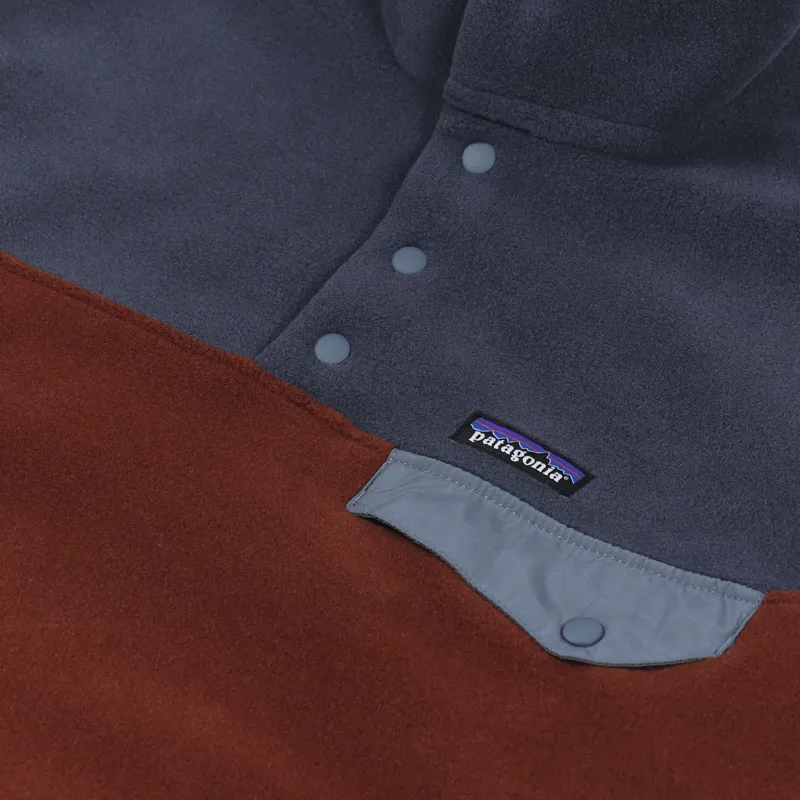 Patagonia Lightweight Synchilla Snap-T Fleece Pullover Fox Red-5