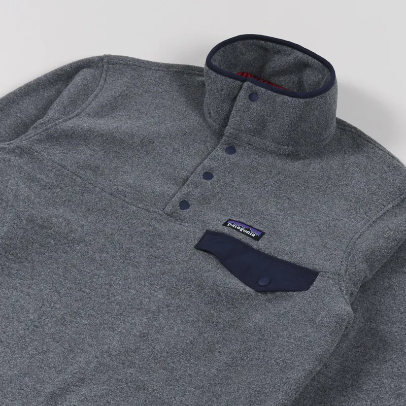 Patagonia Lightweight Synchilla Snap-T Fleece Pullover Nickel Navy-2