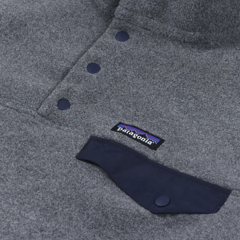 Patagonia Lightweight Synchilla Snap-T Fleece Pullover Nickel Navy-5