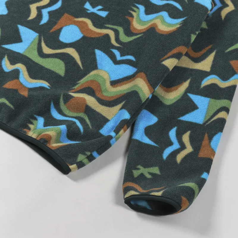 Patagonia Lightweight Synchilla Snap-T Fleece Pullover Arctic Collage Northern Green-3