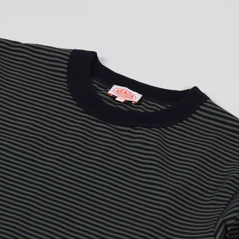 Armor Lux Raye Heritage T Shirt Rich Navy Epicea-2