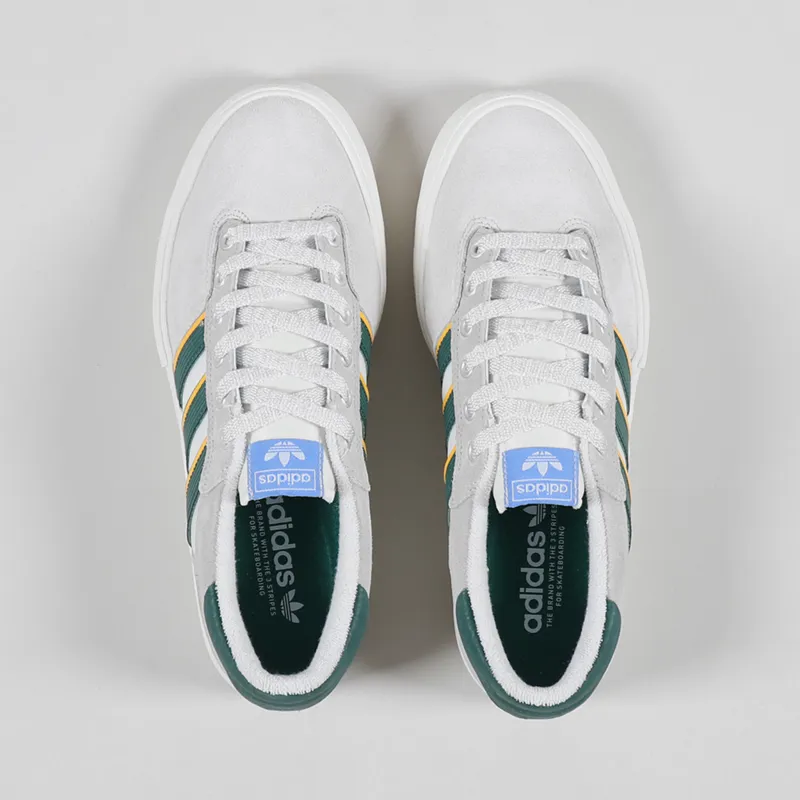 Adidas Skateboarding Matchbreak Super Shoes Crystal White Green Yellow-3