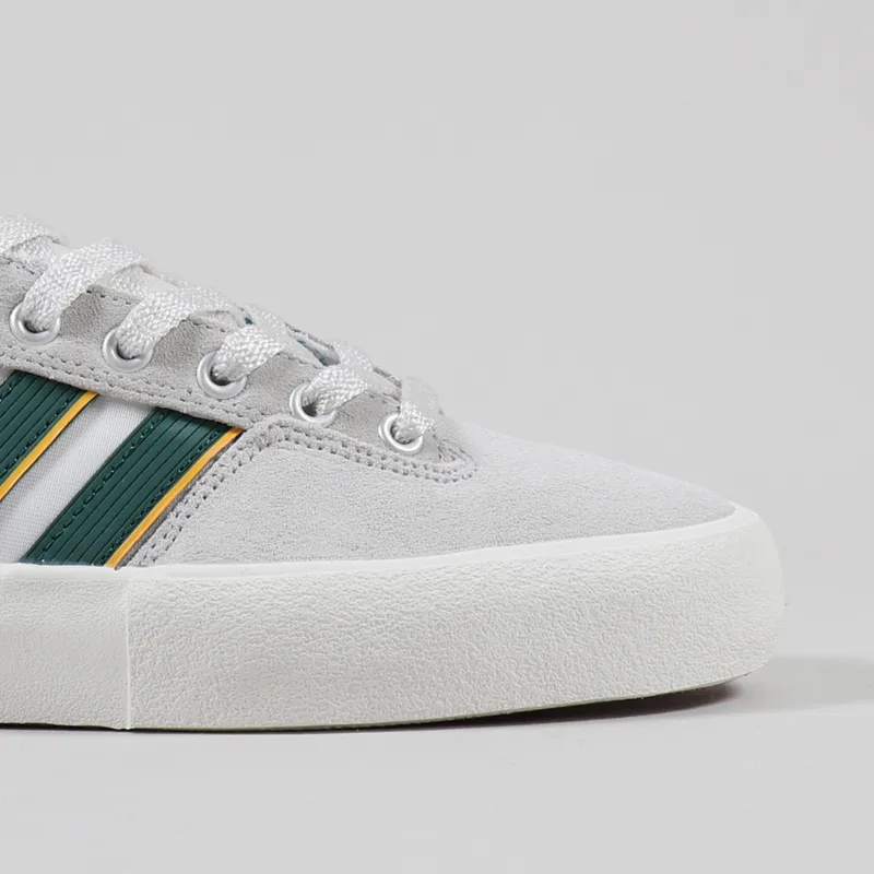 Adidas Skateboarding Matchbreak Super Shoes Crystal White Green Yellow-6
