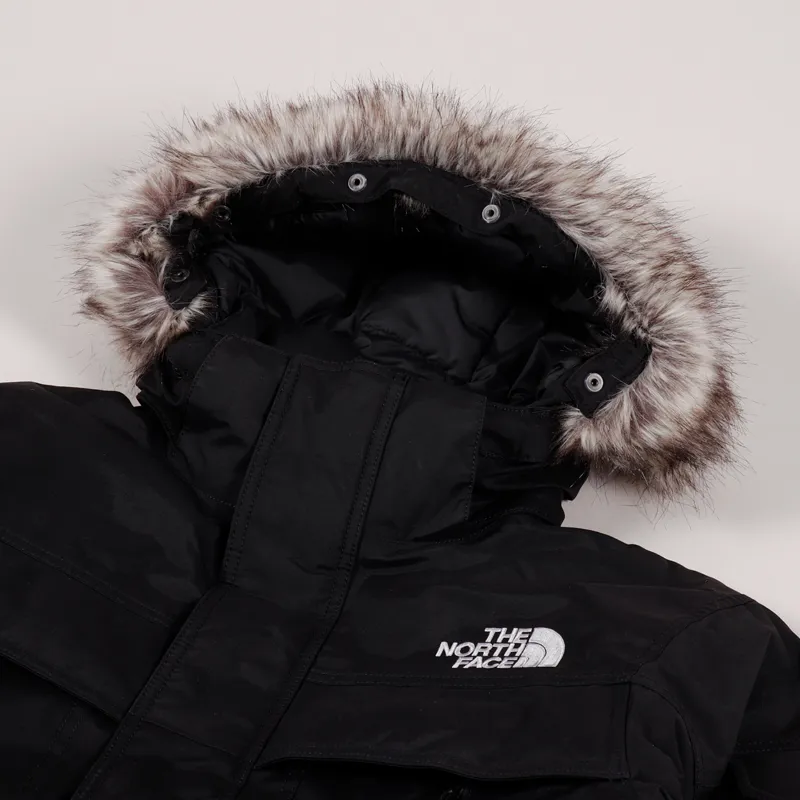 The North Face Mens Winter McMurdo 2 Parka Black High Rise Grey