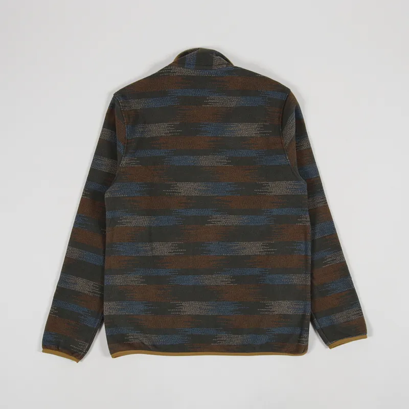 Patagonia Micro D Snap-T Fleece Pullover Native Seeds Industrial Green-2