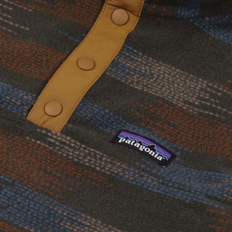 Patagonia Micro D Snap-T Fleece Pullover Native Seeds Industrial Green-6