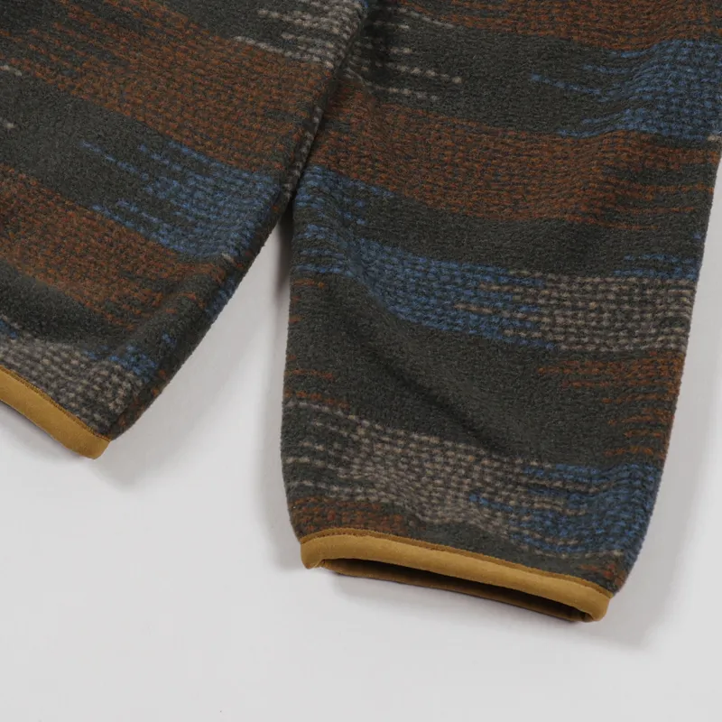 Patagonia Micro D Snap-T Fleece Pullover Native Seeds Industrial Green-5