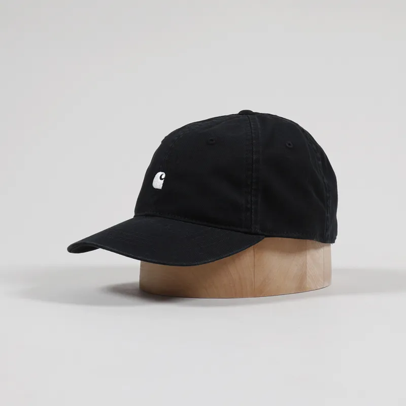 Carhartt WIP Madison Logo Cap Black White
