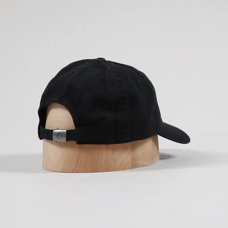 Carhartt WIP Madison Logo Cap Black White-1