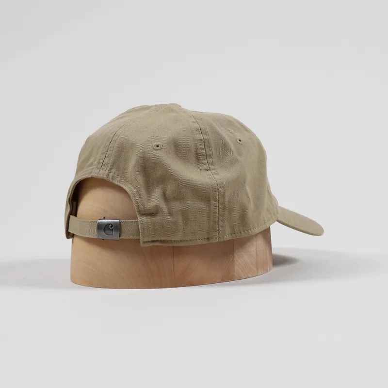 Carhartt WIP Madison Logo Cap Leather Black-1