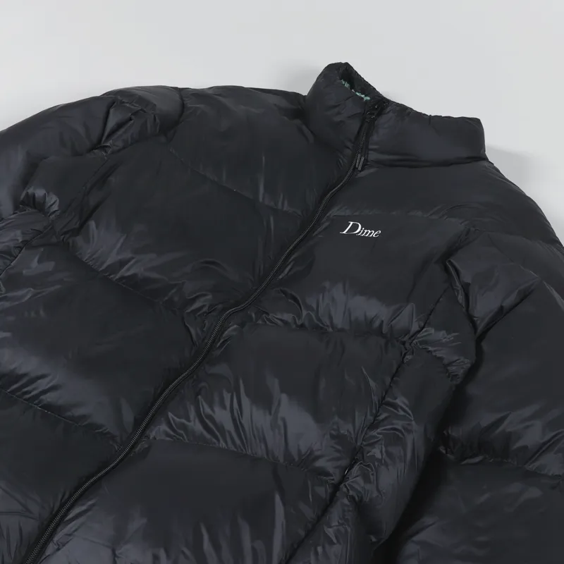 Dime Midweight Wave Puffer Jacket Black