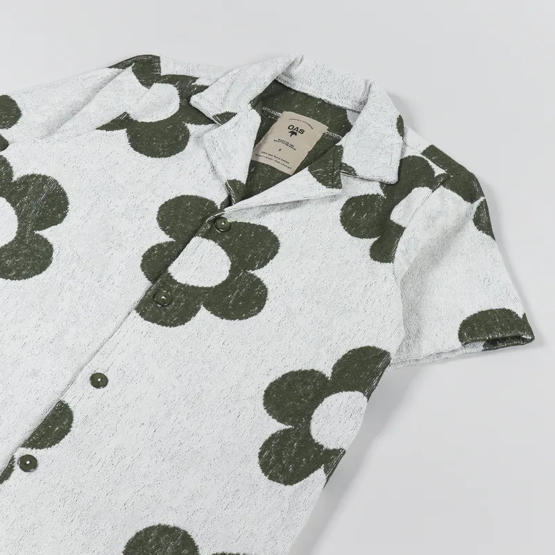 Oas Meadow Cuba Terry Shirt White-3