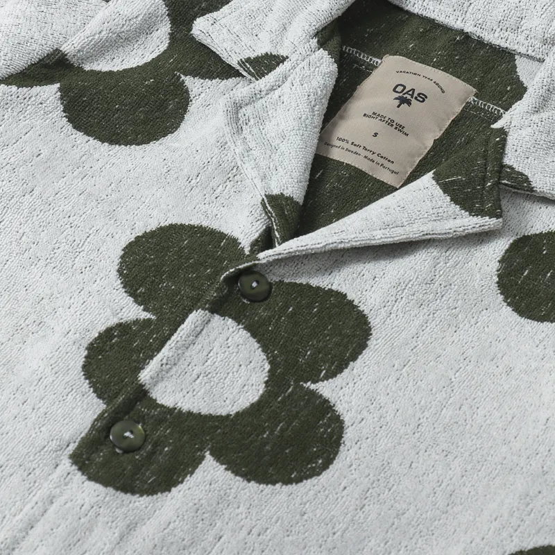 Oas Meadow Cuba Terry Shirt White-1