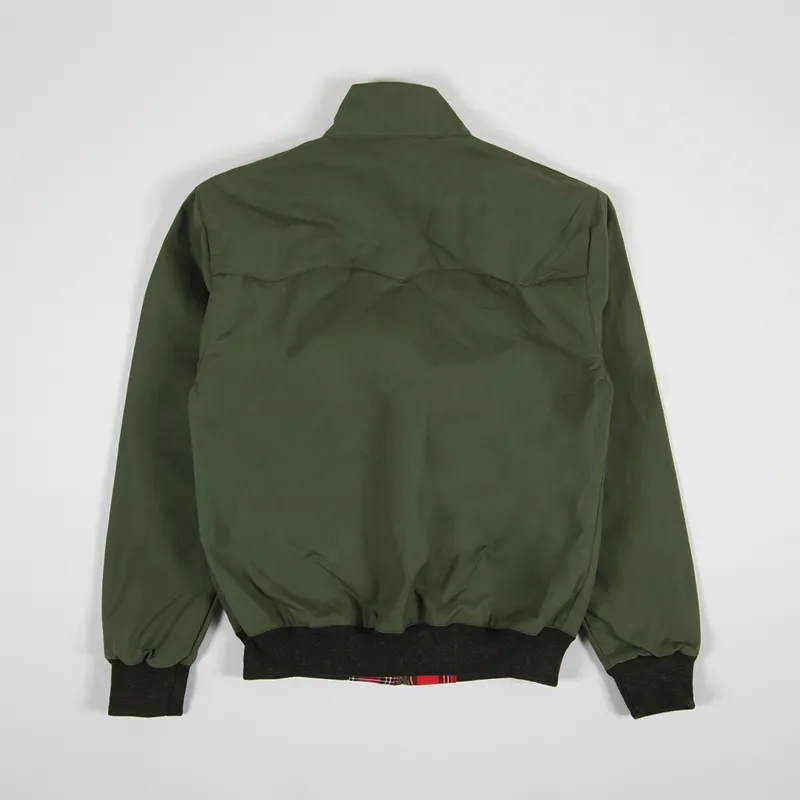 Fred Perry Reissues Made In England Waxed Harrington Jacket Dark Fern-2