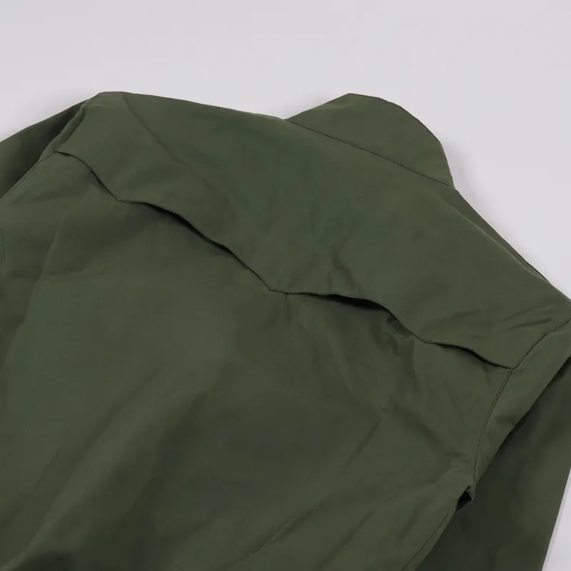 Fred Perry Reissues Made In England Waxed Harrington Jacket Dark Fern-4