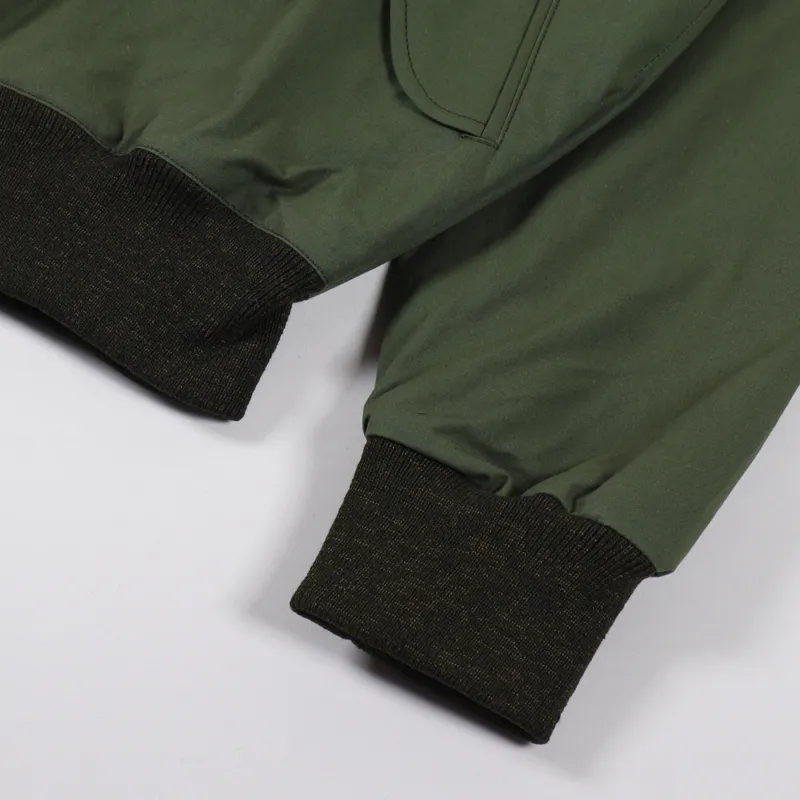 Fred Perry Reissues Made In England Waxed Harrington Jacket Dark Fern-6