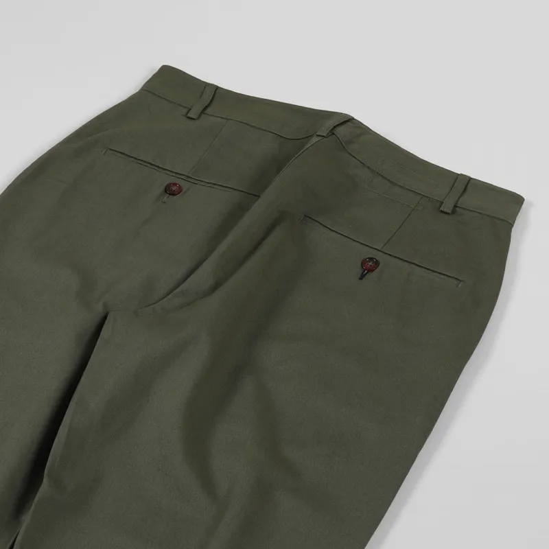 Universal Works Military Chino Light Olive Twill-6