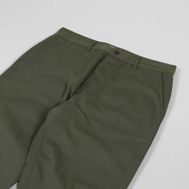 Universal Works Military Chino Light Olive Twill-5