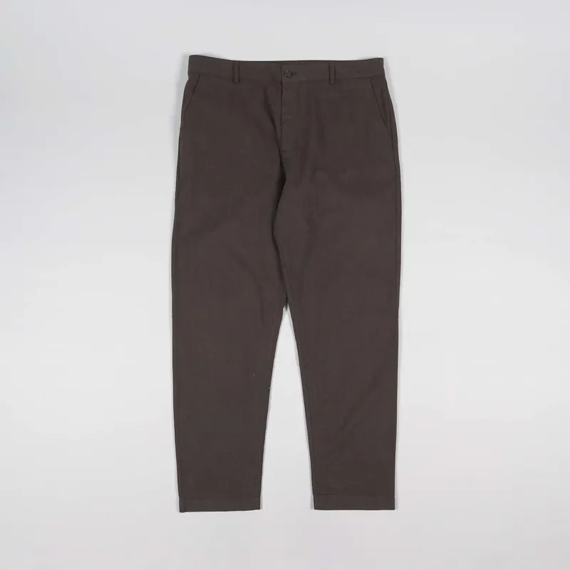 Universal Works Military Chino Chocolate Cotton Marl