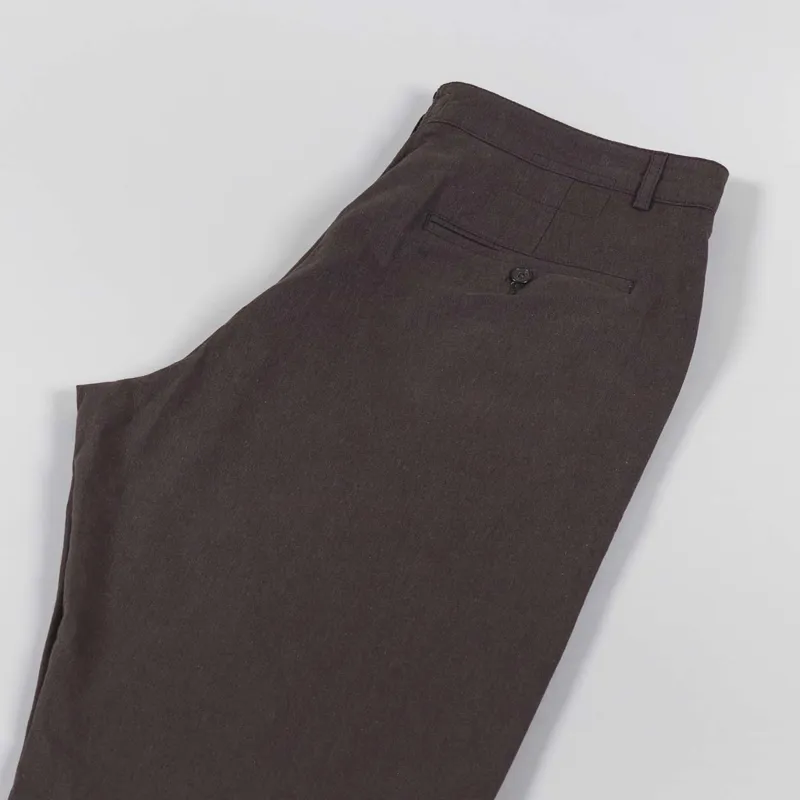 Universal Works Military Chino Chocolate Cotton Marl-4