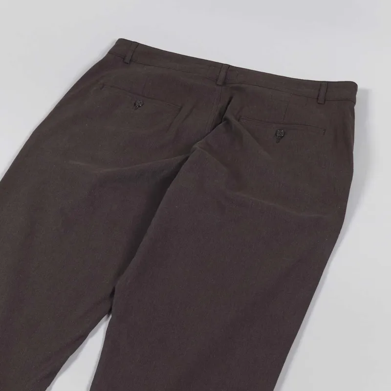 Universal Works Military Chino Chocolate Cotton Marl-6