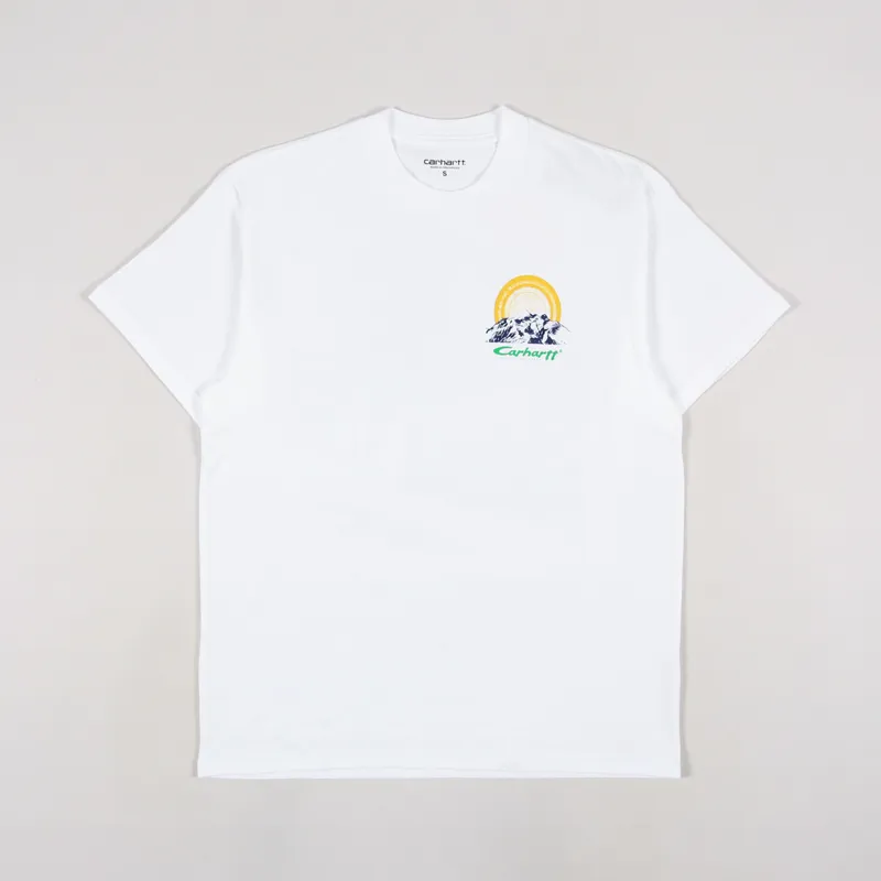 Carhartt WIP Mountain T Shirt White-1