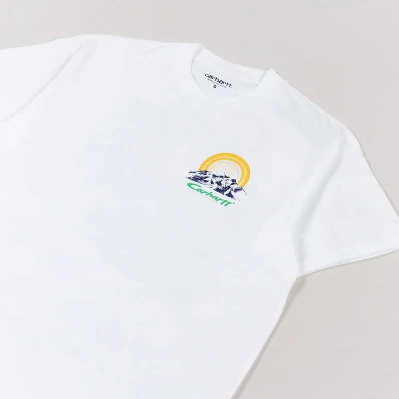 Carhartt WIP Mountain T Shirt White-3
