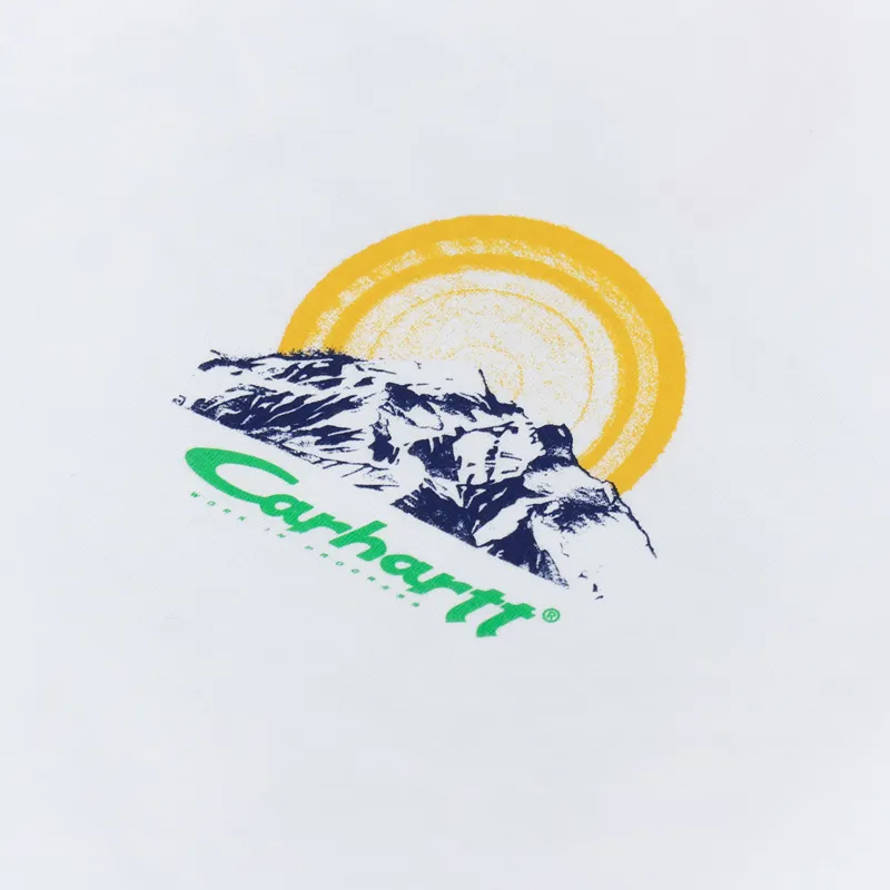 Carhartt WIP Mountain T Shirt White-5