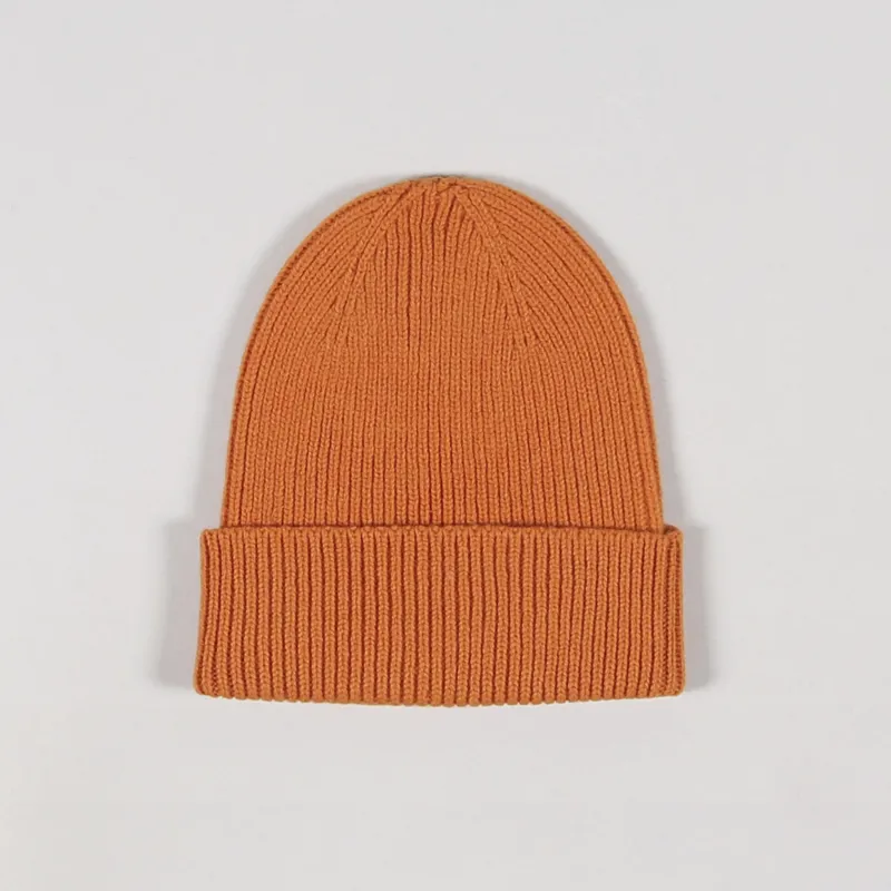 Colorful Standard Merino Wool Beanie Burned Orange-1