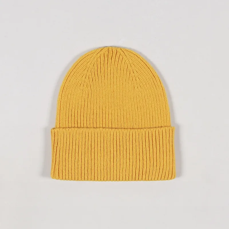 Colorful Standard Merino Wool Beanie Burned Yellow