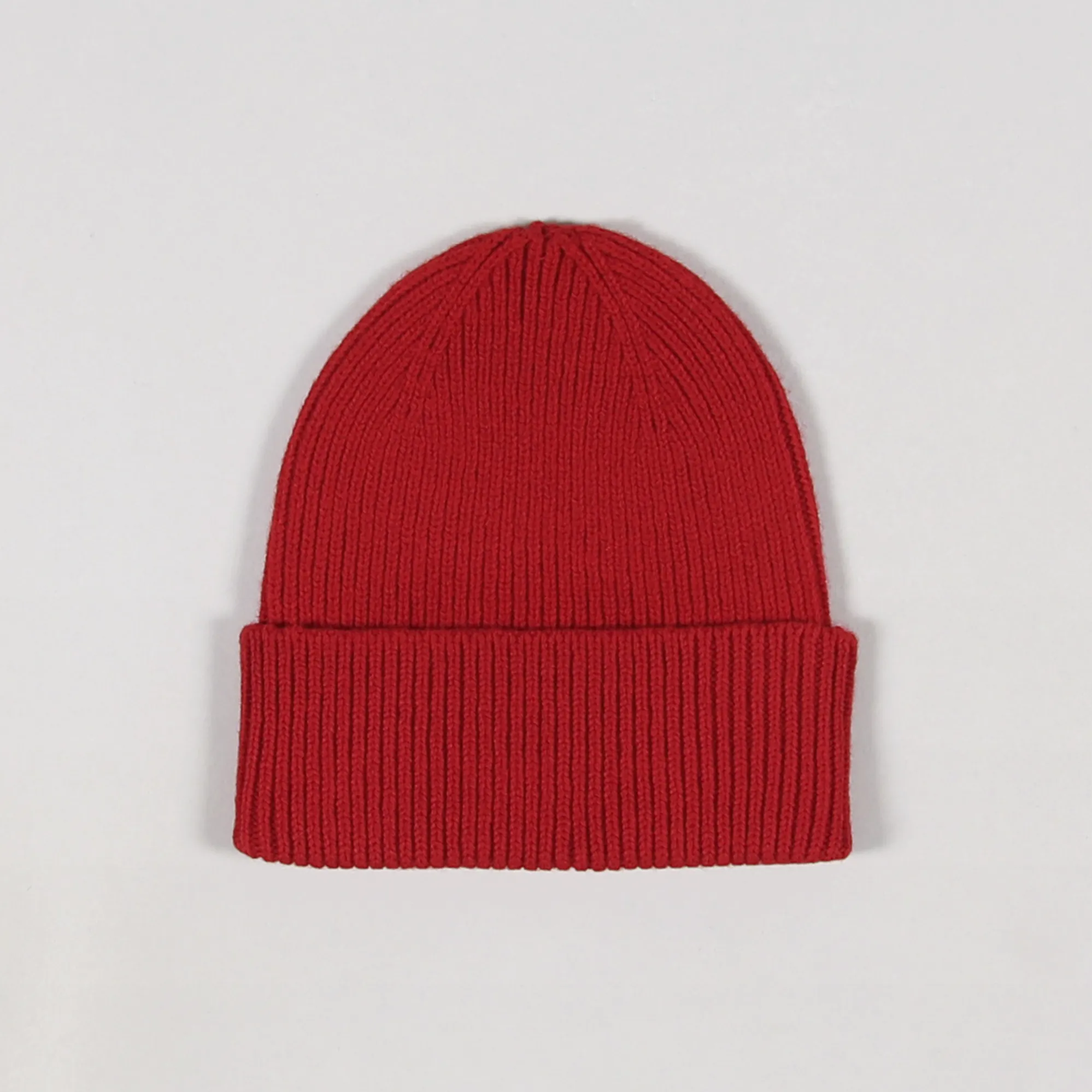 Colorful Standard Merino Wool Beanie Scarlet Red