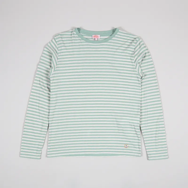Armor Lux Mariniere ML Heritage Long Sleeve T Shirt Marsouin Nature