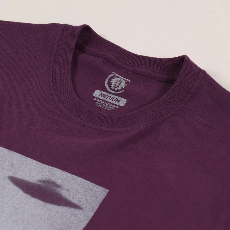 Theories Of Atlantis New York Harbor T Shirt Eggplant-3