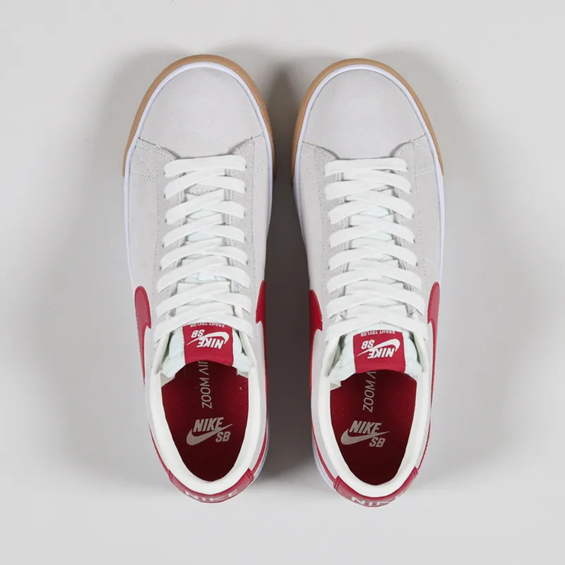 nike sb blazer low gt cardinal red