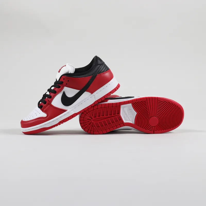 Nike SB Dunk Low Pro J-Pack Chicago Shoes Varsity Red White Black