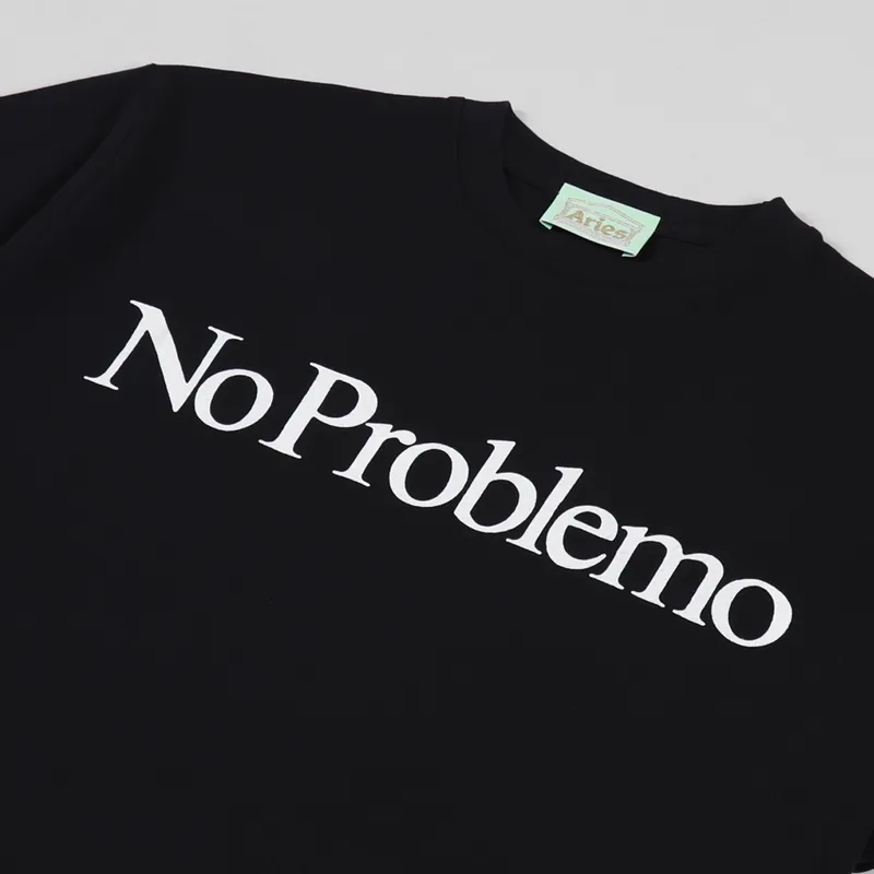 Aries No Problemo T Shirt Black-2