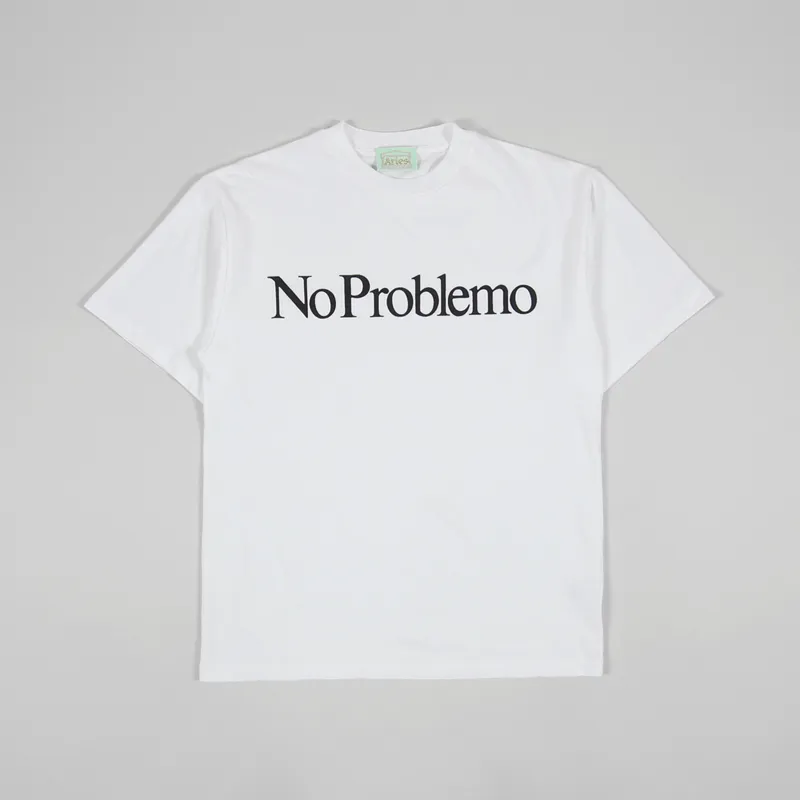 Aries No Problemo T Shirt White