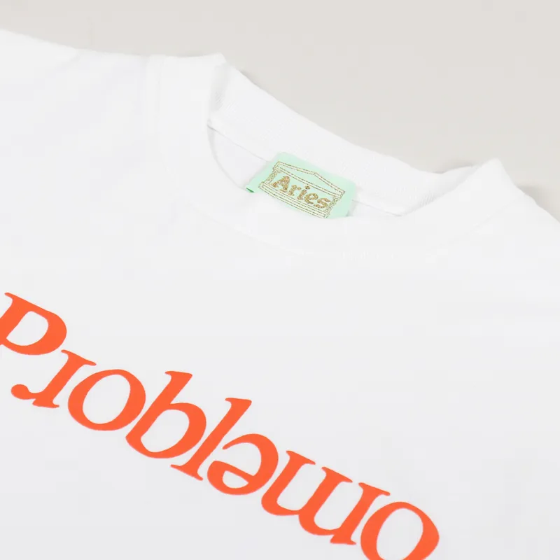 Aries No Problemo T Shirt White-2