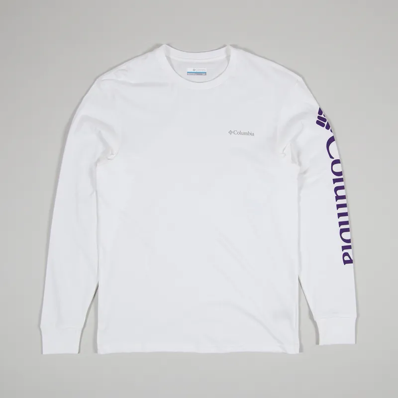 Columbia North Cascades Long Sleeve T Shirt White